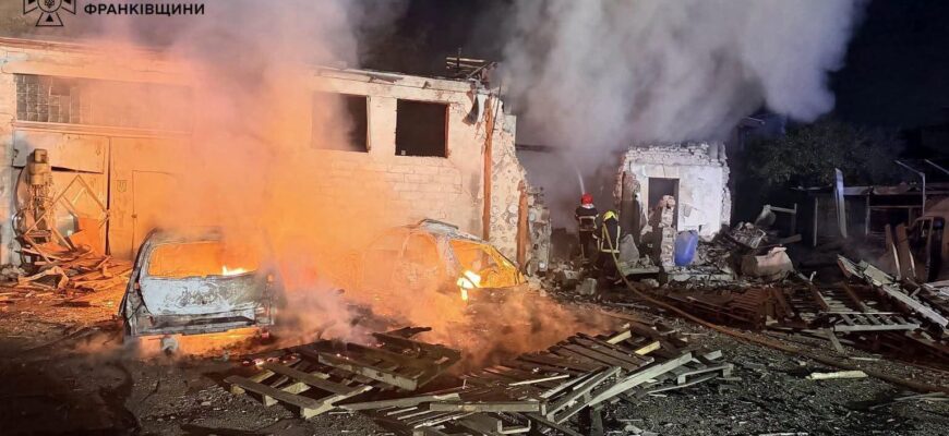 Внаслідок атаки в Івано-Франківську загинула одна людина