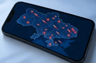 У застосунку «Повітряна тривога» з’явилася карта руху ворожих дронів і ракет
