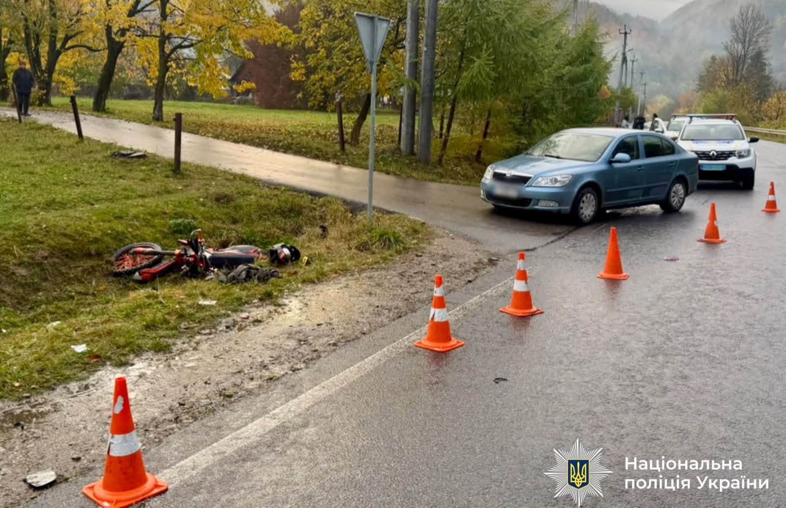 skapshl - На Косівщині внаслідок зіткнення мотоцикла з авто травмувалися двоє неповнолітніх - rai.ua