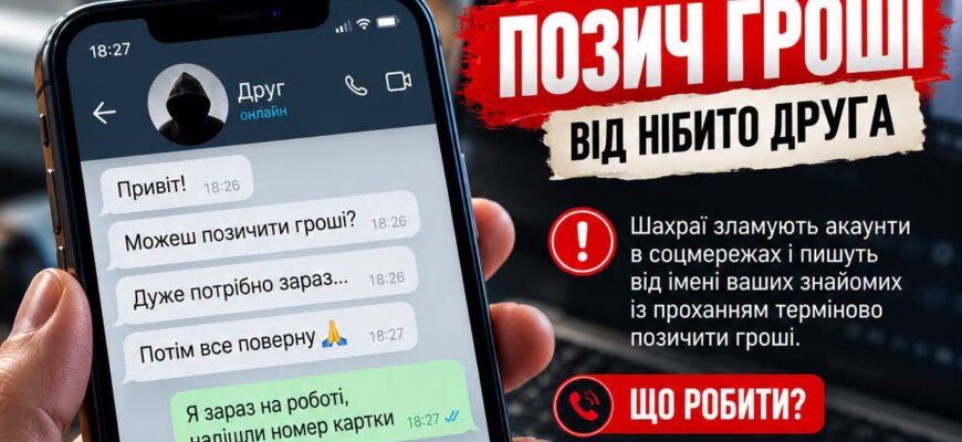 Від «позич гроші» до фейкової подорожі: поліція застерігає від шахрайських схем