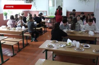 Як налагодили процес харчування у Татарівській гімназії. Відео