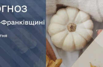 Прогноз погоди на 9 жовтня 2026 року
