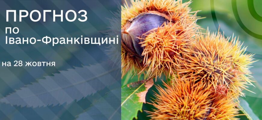 Прогноз погоди на 28 жовтня 2026 року